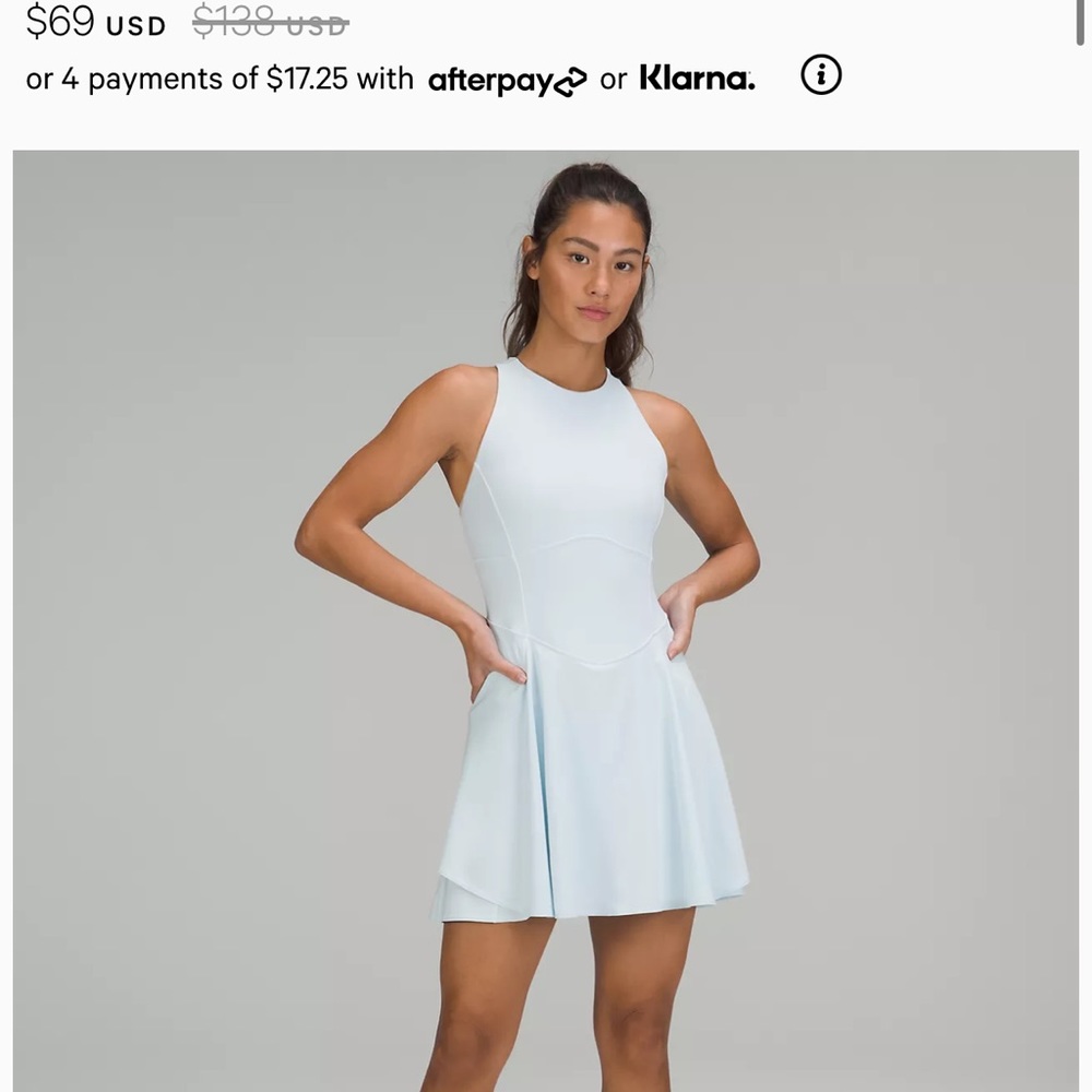 Lululemon court crush tennis dress